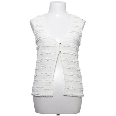 Gilet (C-Joie/Lace Ruffle V-Neck Top) van Costes Elastaan, Polyester