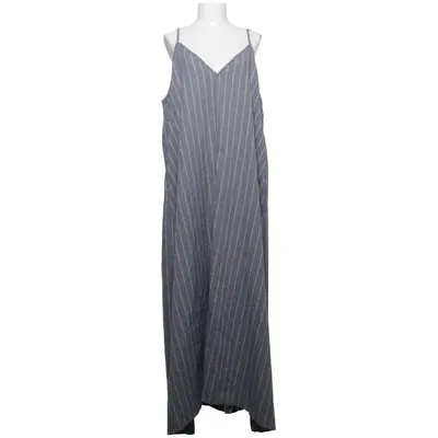 Robe longue (Gris, Blanc) de Vonda Coton, Polyester