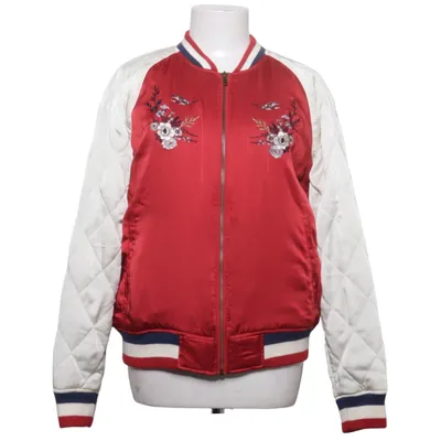 Bomberjacka (Röd, Vit, Blå) från American Eagle Outfitters Akryl, Polyester, Viskos