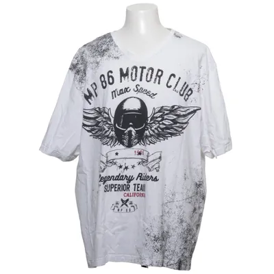 T-shirt (Hvid, Sort) fra Men + Bomuld