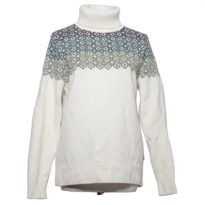 Pul à col roulé (Blanc, Gris) de Devold Laine