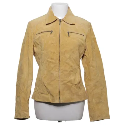 Leren jack (Beige) van Arma Leer, Polyester