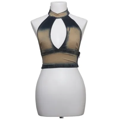 Halter neck top (Blue, Beige) from I.AM.GIA Cotton, Elastane