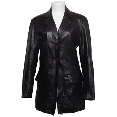Læderfrakke (Brun) fra Leather Legend Læder, Polyester