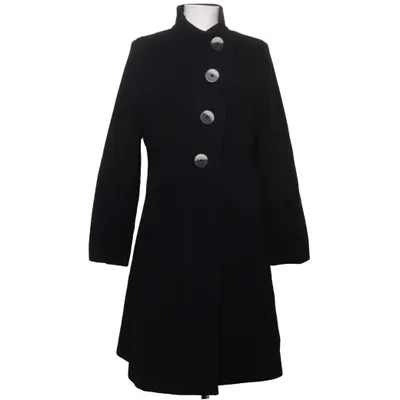 Manteau (Noir) de Erich Fend Cachemire, Polyamide, Laine