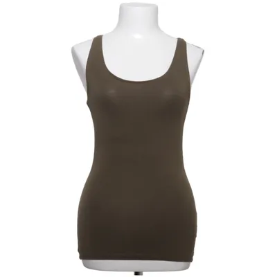 Tanktop (Bruin) van H&M Basic Katoen, Elastaan