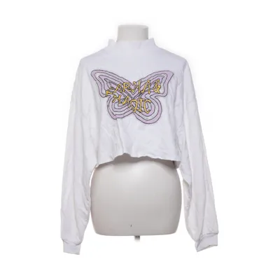 Crop top (Vit, Flerfärgad) från Divided by H&M Bomull, Polyester