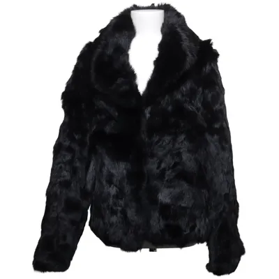 Veste en fourrure (Noir)