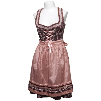 Dirndl (Marron, Rose) de Fuchs Trachtenmoden Coton, Polyester