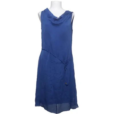 Kjole (Blå) fra Hallhuber Elastan, Silke, Viscose