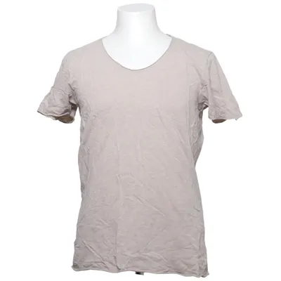 T-shirt (Beige) van Selected Homme Katoen, Viscose