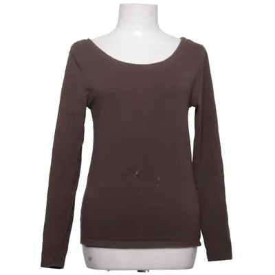 Långärmad t-shirt (Brun) från Lager 157 Bomull, Elastan
