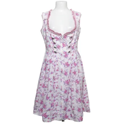 Dirndl (Vit, Rosa) från Lifos Bomull