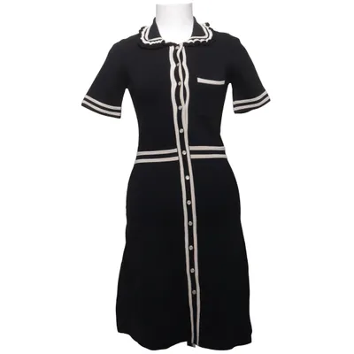 Robe (Noir, Blanc) de Sandro Élasthane, Polyamide, Viscose