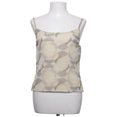 Tank Top (Beige, Gray) from New York & Company Metallic fiber, Polyamide, Polyester