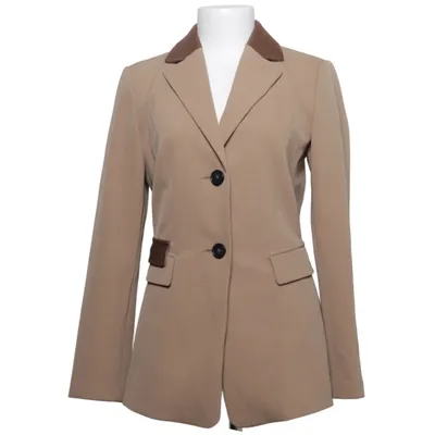 Blazer (Beige) de Pennyblack Acétate, Élasthane, Cuir, Polyester, Viscose