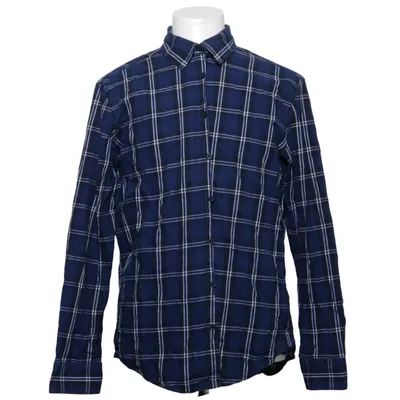 Chemise en flanelle (Bleu, Noir, Blanc) de Seidensticker Coton