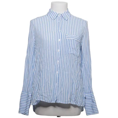 Shirt (Blue, White) from Mango Basics Viscose