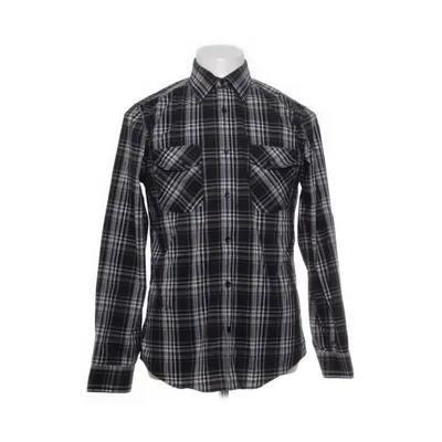 Shirt (Black, White) from Seppälä Men Cotton, Elastane, Polyamide