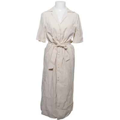 Shirt dress (Beige) from Mango Polyester, Viscose