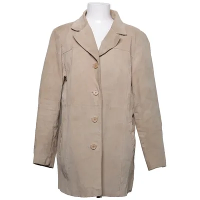 Läderkappa (Beige) från Cappuccini Skinn