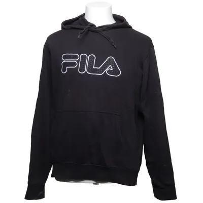 Hoodie (Black) from Fila Cotton, Polyester