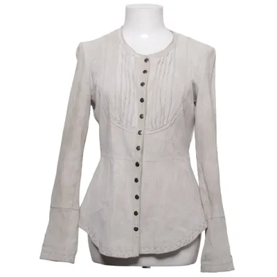 Cardigan (Beige) from Blacky Dress Acetate, Leather