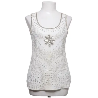 Tanktop (Wit, Zilver) van Maner Polyester