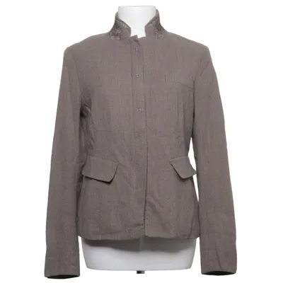 Blazer (Marron) de Annette Görtz Élasthane, Viscose, Laine