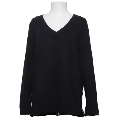 T-shirt à manches longues (Noir) de Margittes Coton, Élasthane, Modal