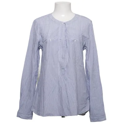 Bluse (Blå, Hvid) fra Massimo Dutti Woman Bomuld, Linned