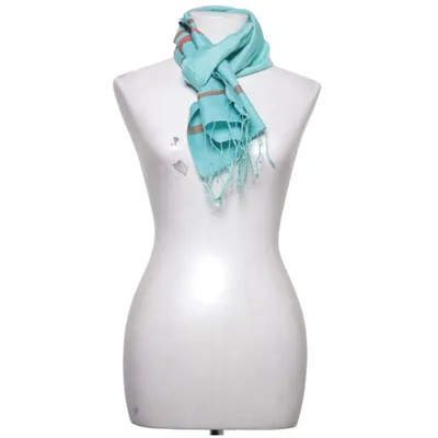 Sjaaltje (Blauw, Bruin) Zijde