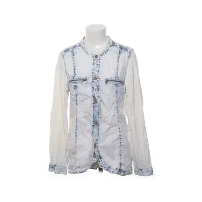 Jeansjacka (Vit, Blå) från Casual Bomull