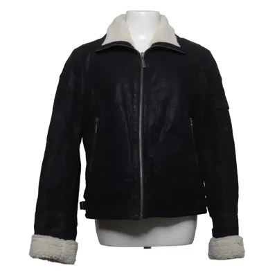 Shearling Jacke (Schwarz) von Livelo Attitude Leder, Polyester