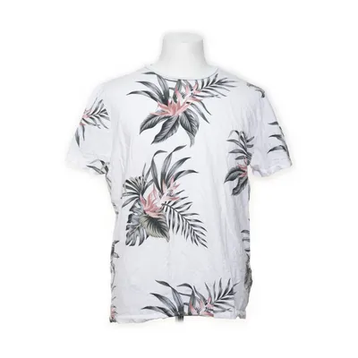 T-shirt (White, Multicolored) from Premium by Jack & Jones Cotton