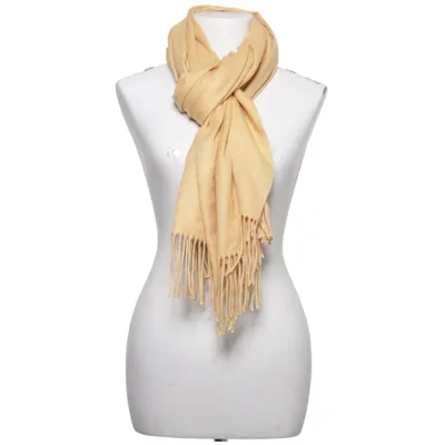 Scarf (Yellow) Cashmere, Viscose, Wool