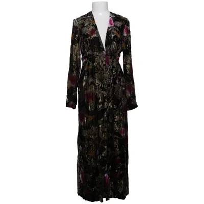 Maxi jurk (Zwart, Goud, Roze) van Zara Woman