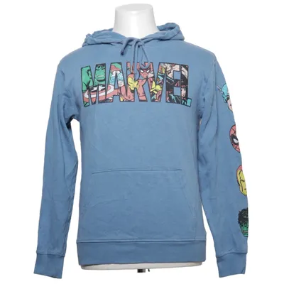Huvtröja (Blå, Flerfärgad) från Marvel Bomull, Polyester