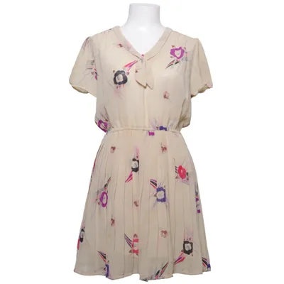 Klänning (Beige, Flerfärgad) från Smiley Vintage