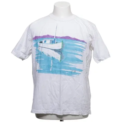 T-shirt (Vit, Blå, Lila) från Lifestyle Bomull