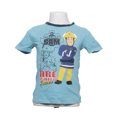 T-shirt (Bleu) de Fireman Sam Coton