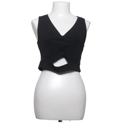 Crop top (Zwart) van Even & Odd