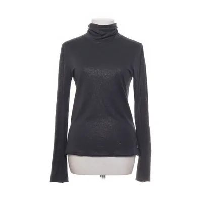 Turtleneck (Gray) from Anthropologie Cotton, Viscose