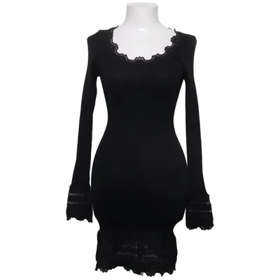 Robe (Noir) de Rosemunde Coton, Soie