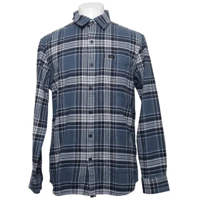 Chemise en flanelle (Bleu, Blanc) de Lee Coton
