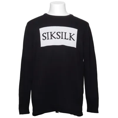 Collegetröja (SS-18753 Crew Neck Logo Jumper) från SikSilk Akryl, Bomull