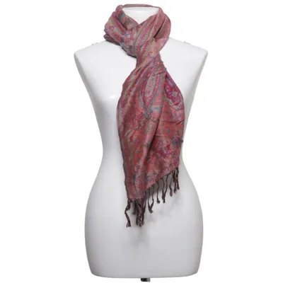 Sjaal (Roze, Meerkleurig) van Pashmina Kasjmier