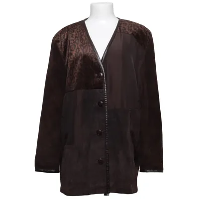 Läderjacka (Brun) från Leather Sound Skinn, Polyester