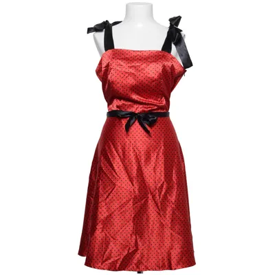 Dress (Red, Black) from Necessary Evil Elastane, Polyester