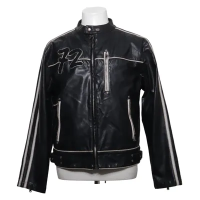 Motorcykeljacka (Svart, Vit) från Iceman Bomull, Polyester, Polyuretan